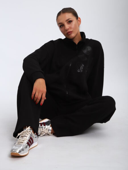 Костюм с худи на молнии